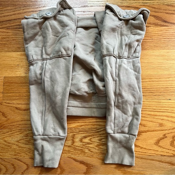 NSF light tan cargo sweatpants joggers size XS - Picture 5 of 7